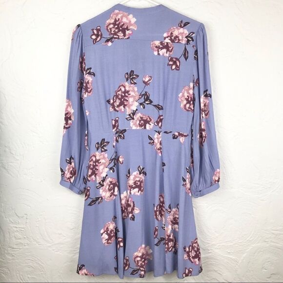 Astr The Label Periwinkle/Pink Floral Kate Dress - Picture 11 of 15